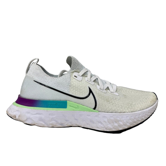 Used React Infinity Run Flyknit White Vapor Green