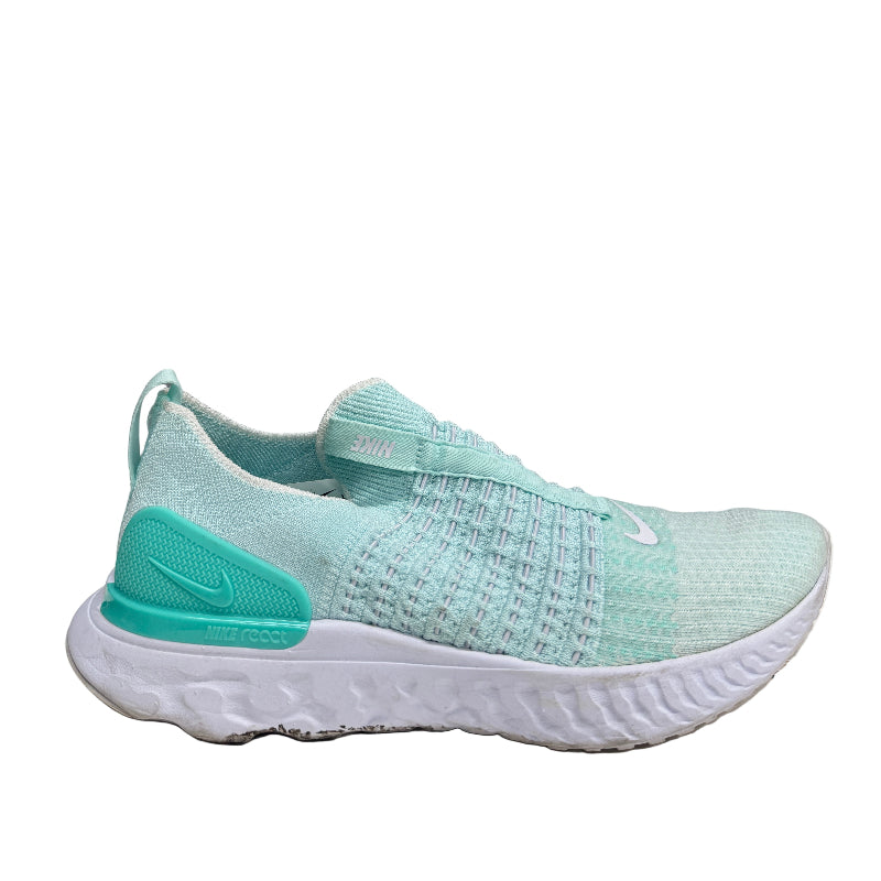 Used React Phantom Run Flyknit 2 Teal Tint Aurora Women's US Women's 10.5 - Men's 9