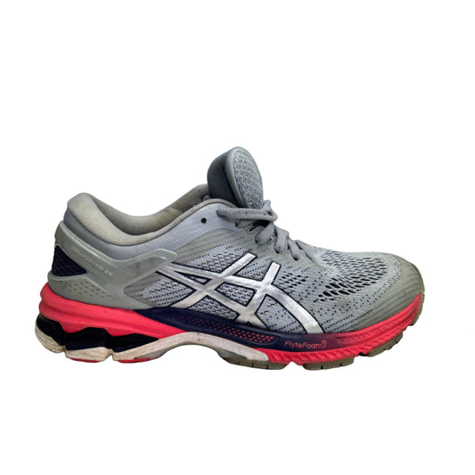 Used GEL-Kayano 26 Grey Pink Women's US Women's 9 - Men's 7.5
