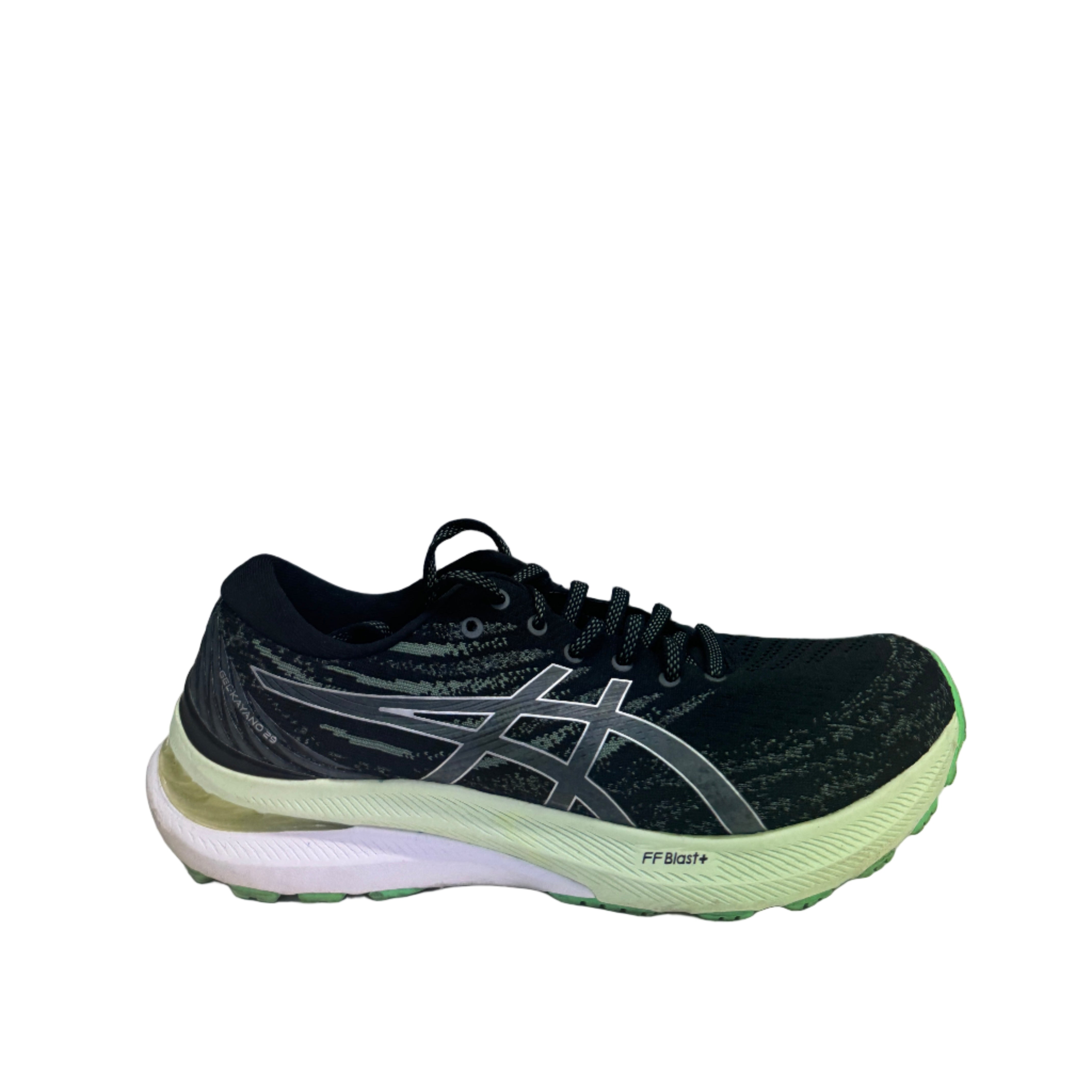 Used GEL-Kayano 29 Black Green Women's