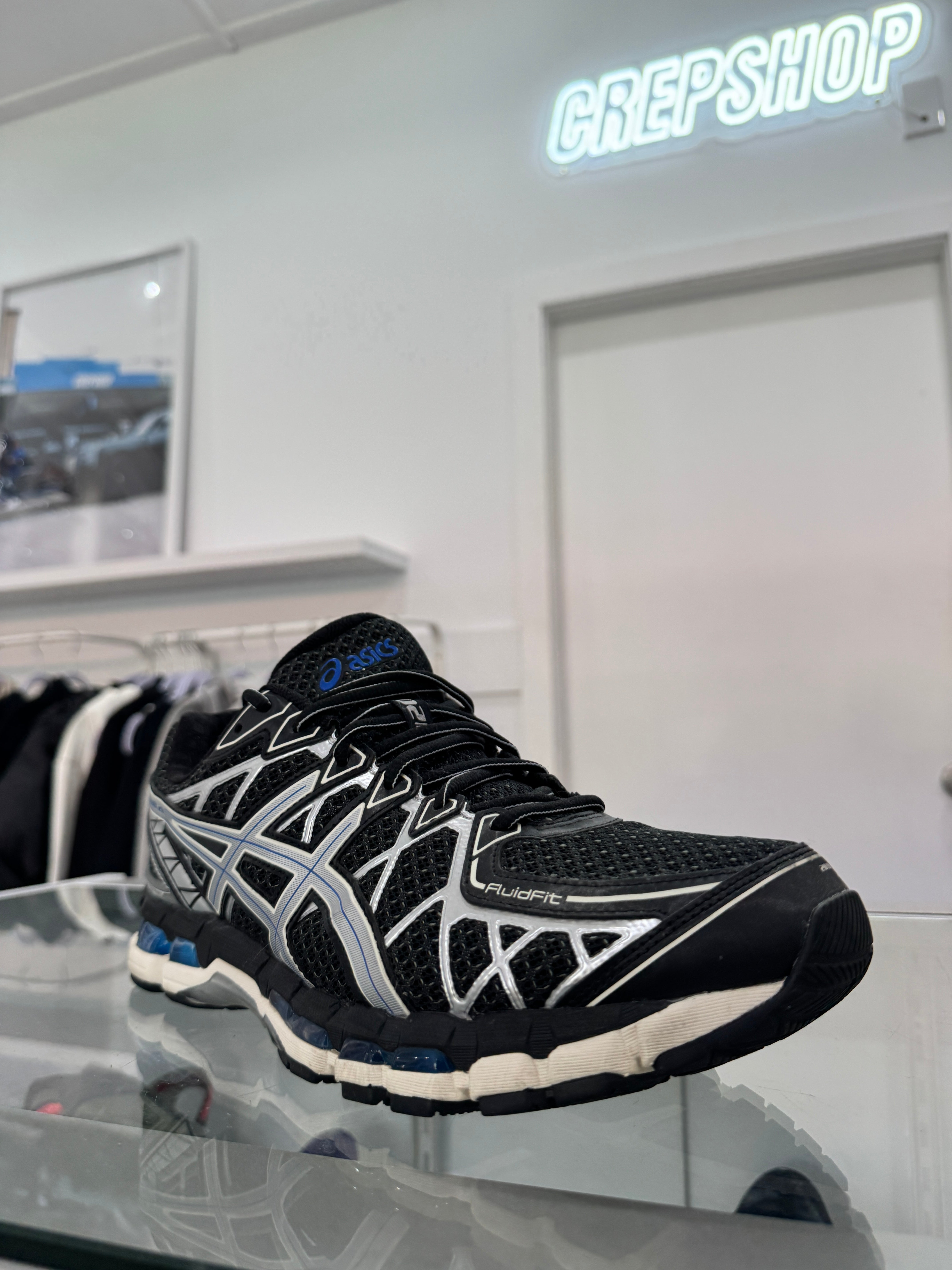Used ASICS Gel-Kayano 20 Black Pure Silver