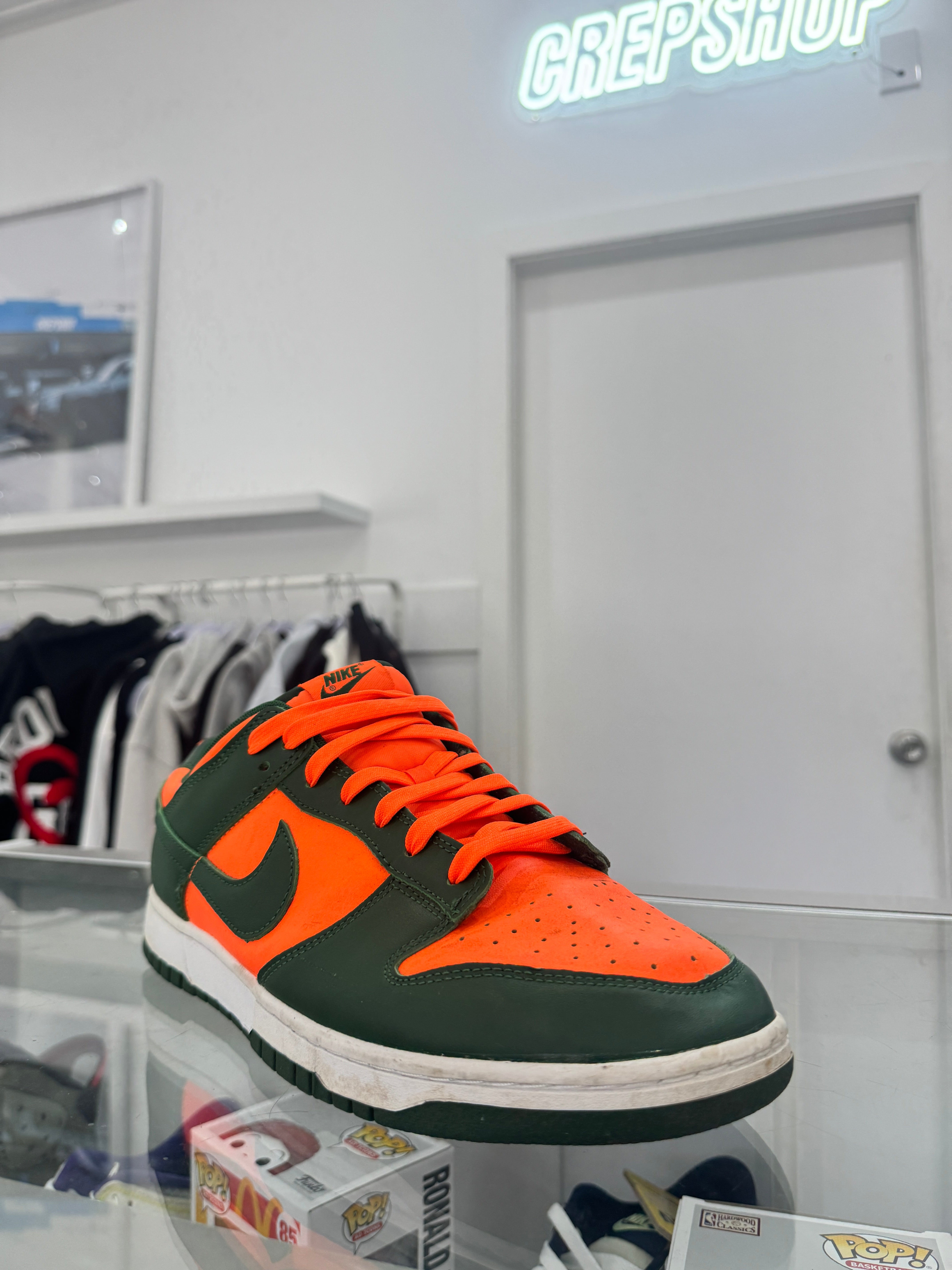 Used Nike Dunk Low 'Miami Hurricane'