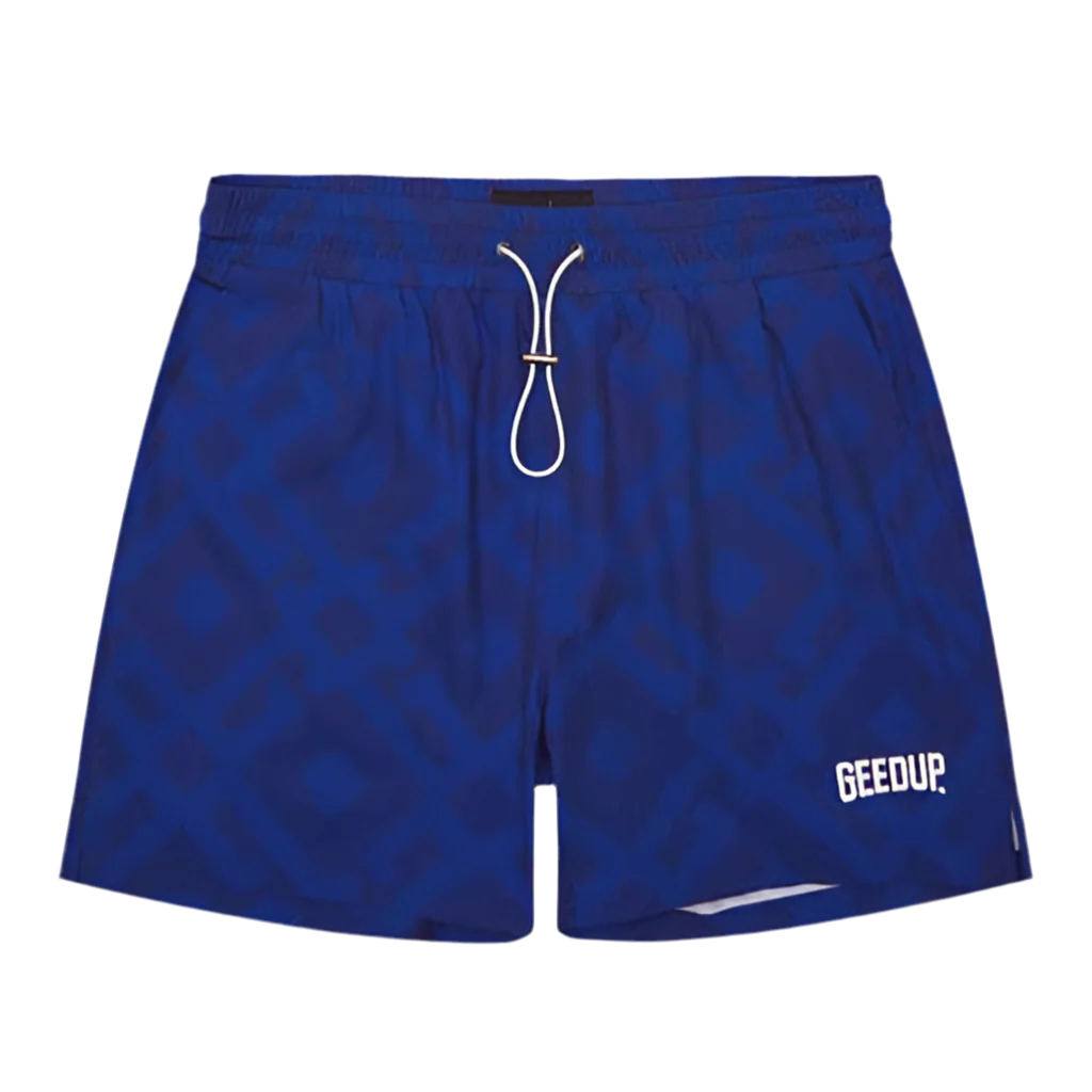 Geedup Monogram Swin Shorts 'Blue'