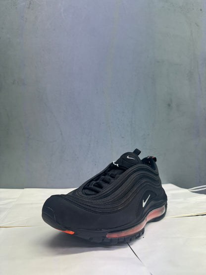 Used Air Max 97 GS Black Total Orange US 7Y - Women's 8.5