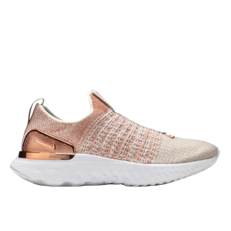 Women's Nike React Phantom FlyKnit 2 Premium 'Fossil Stone Metallic Red Bronze'