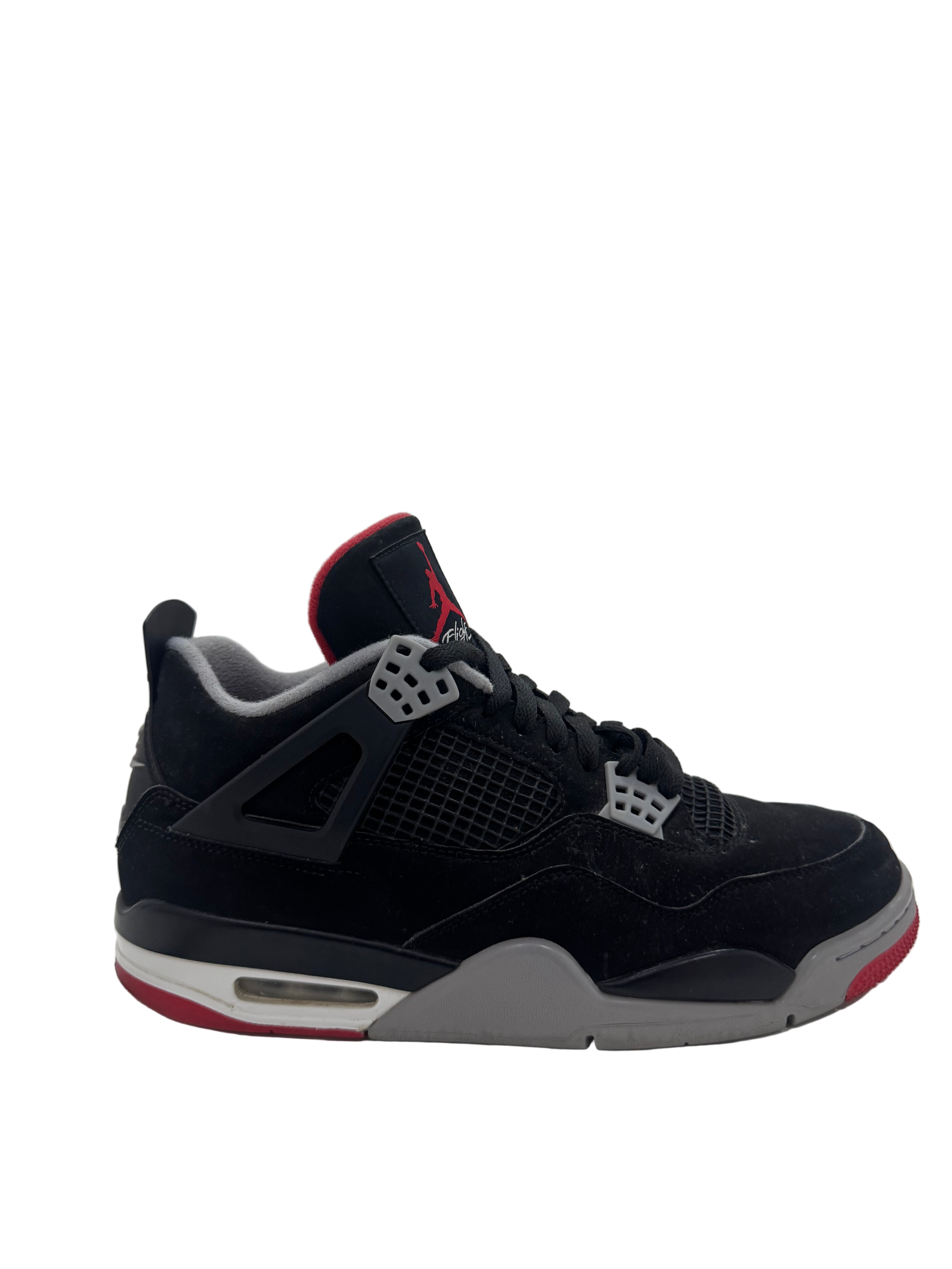 Used Jordan 4 Retro Bred 2019 Mens