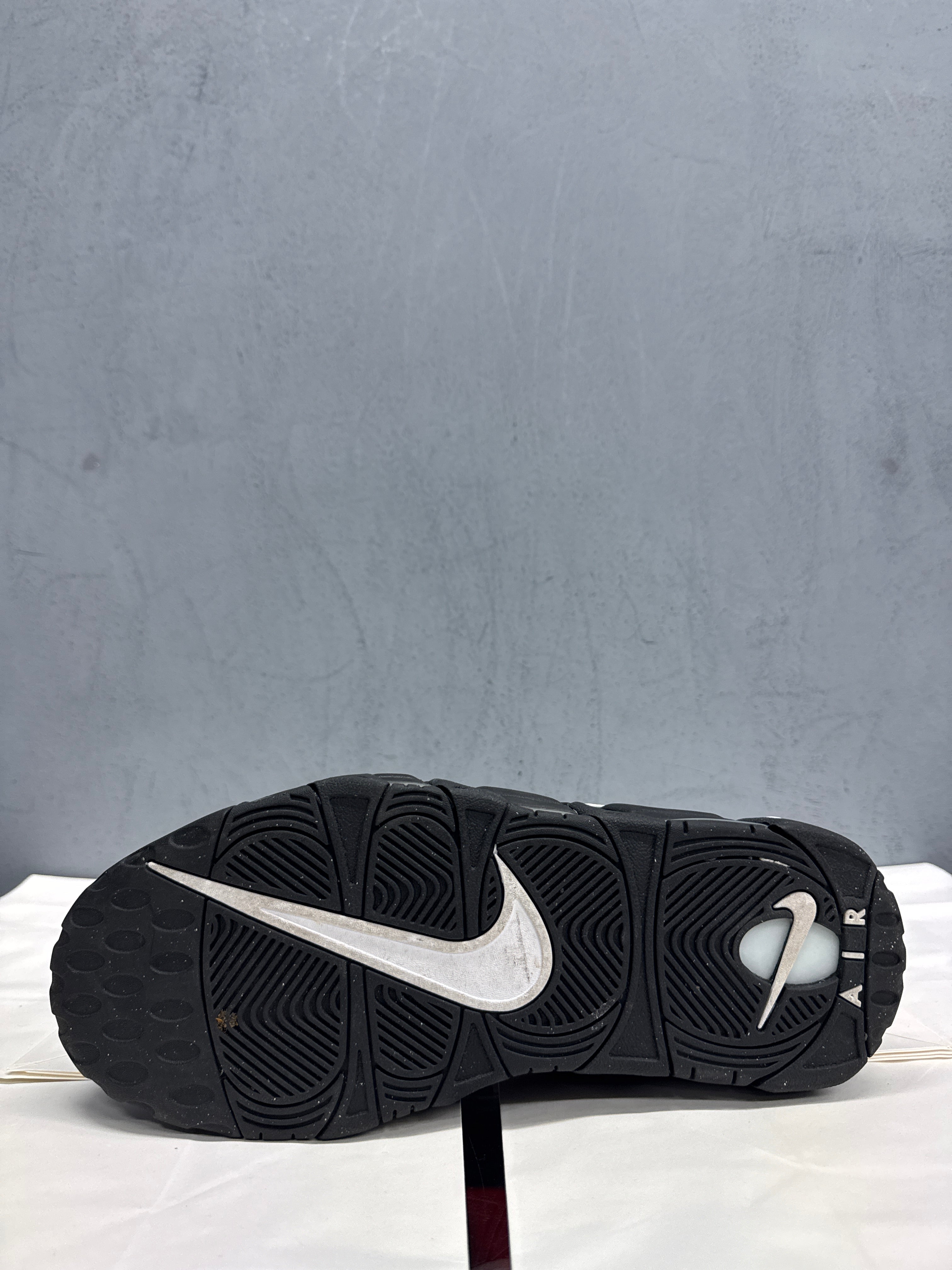 Used Air More Uptempo Black White