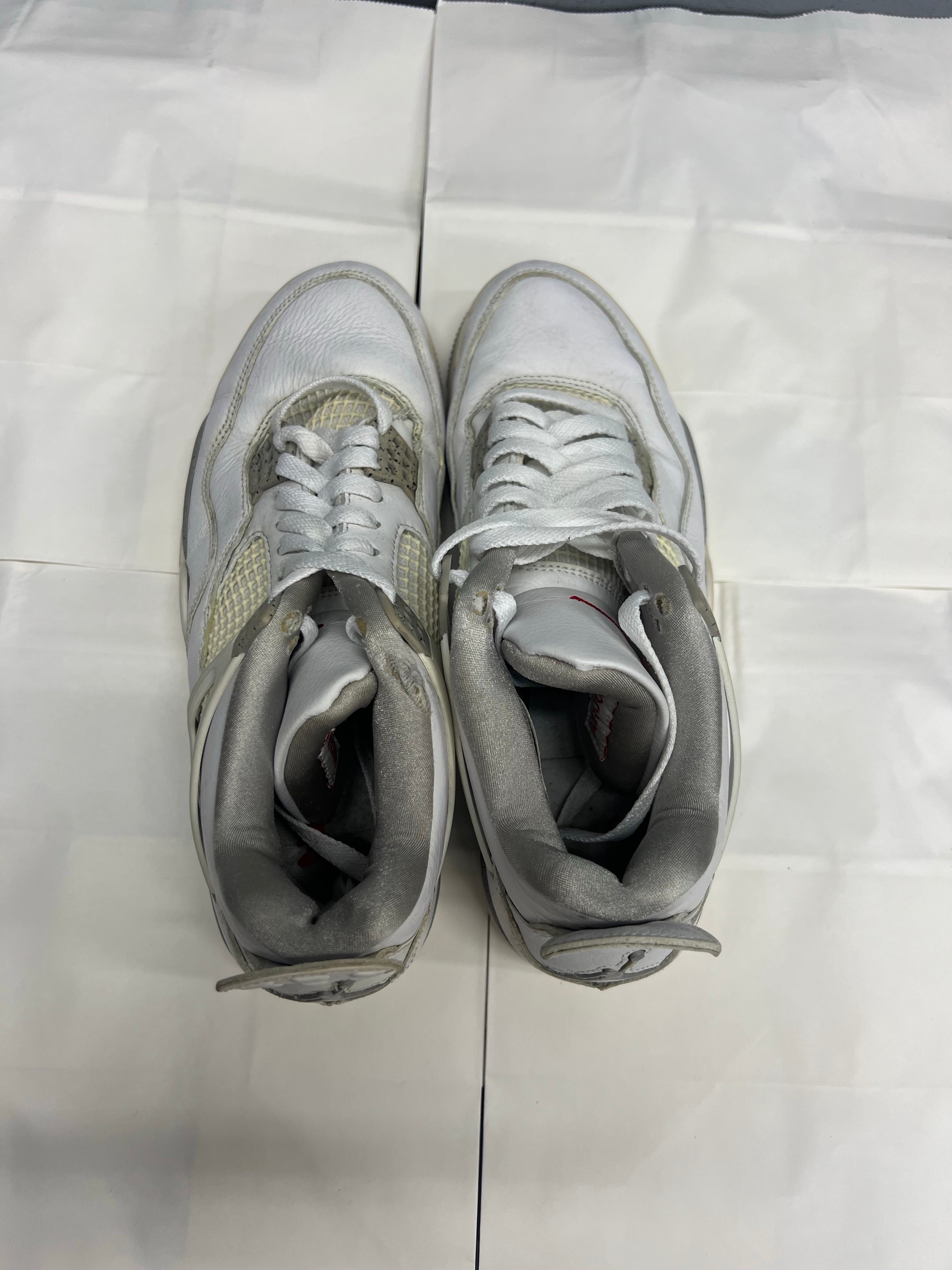 Used Air Jordan 4 Retro White Oreo