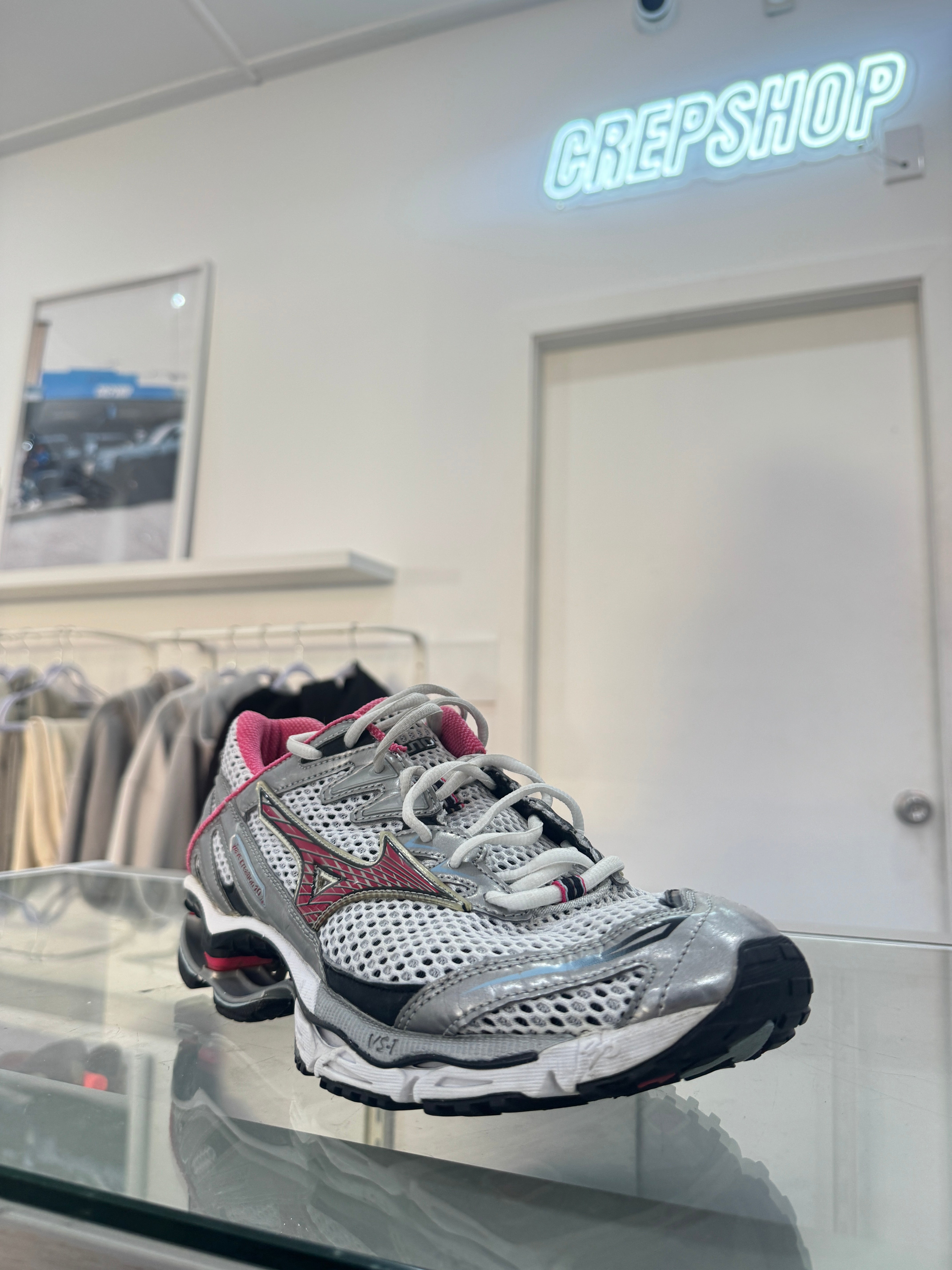 Used Mizuno Wave Creation 10 Silver Pink