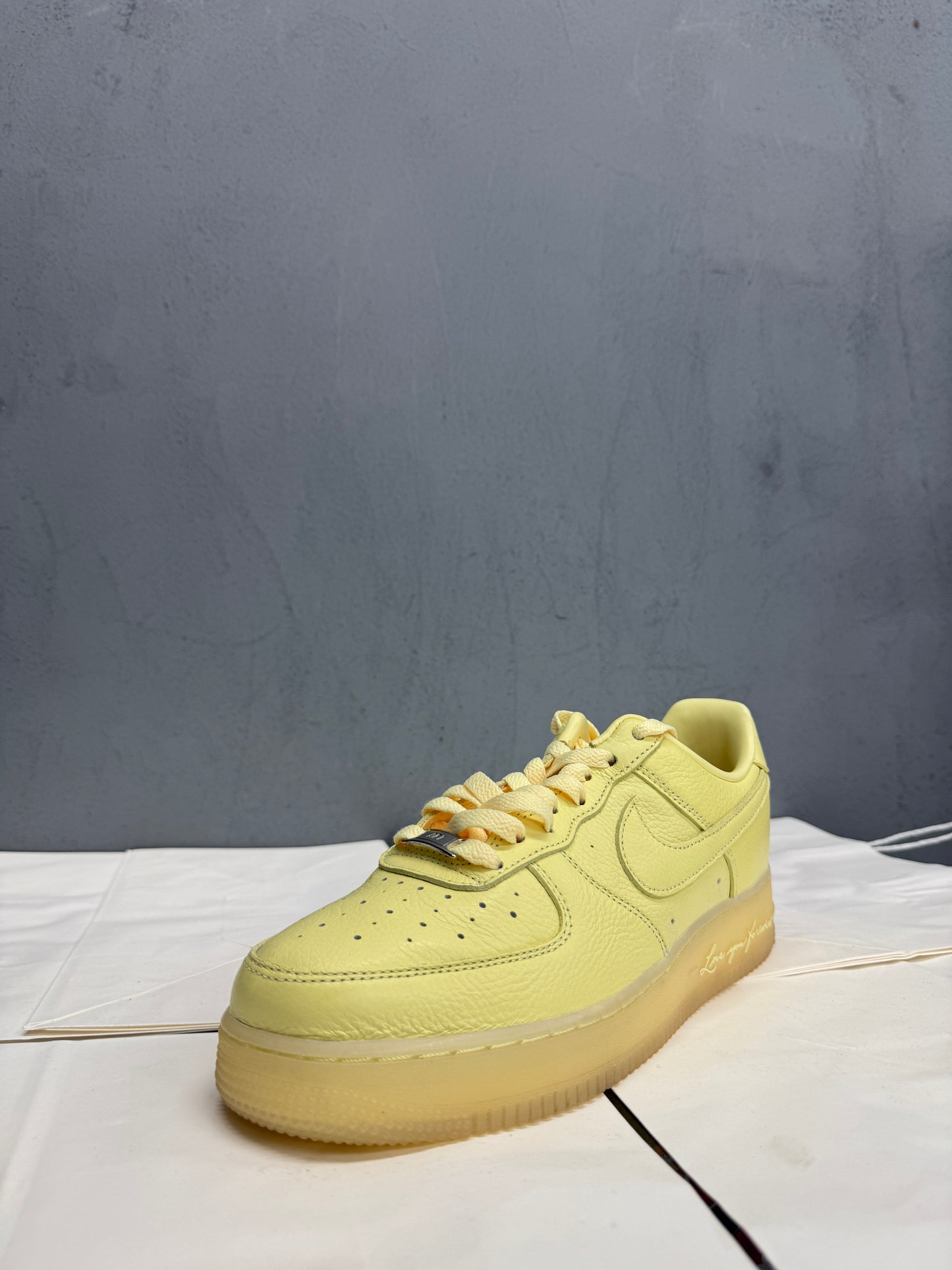 Used NOCTA Certified Lover Boy Air Force 1 Citron Tint US Men's 8 - Women's 9.5