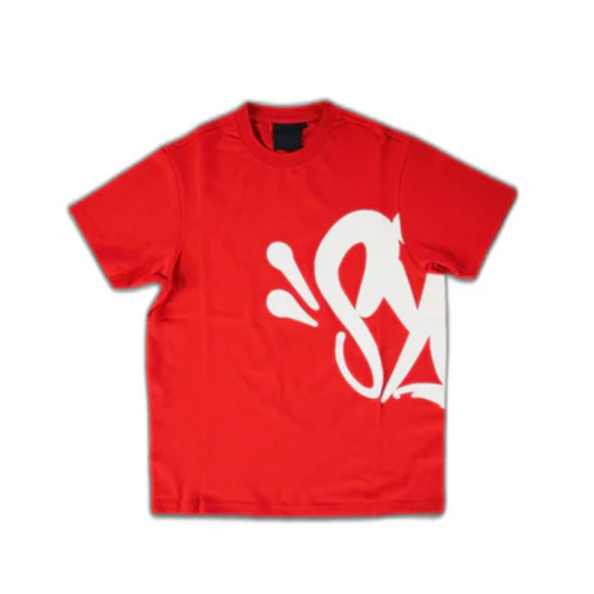 SYNA Red White Shirt