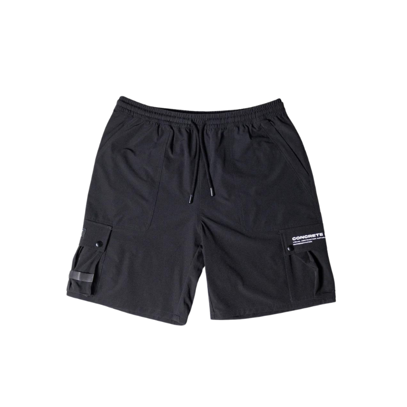Black Tactical Cargo Shorts