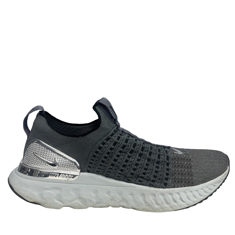 Used React Phantom Run Flyknit 2 Iron Grey Silver