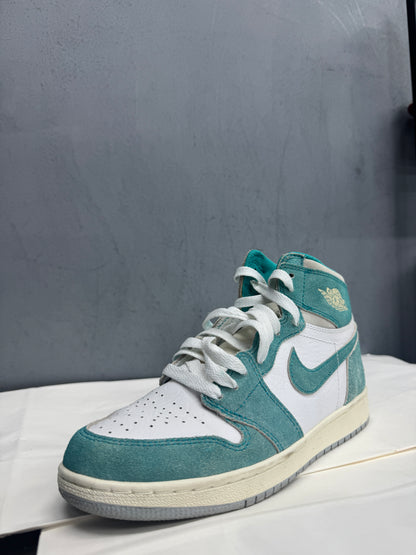 Used Jordan 1 High Turbo Green GS US 7Y - Women's 8.5