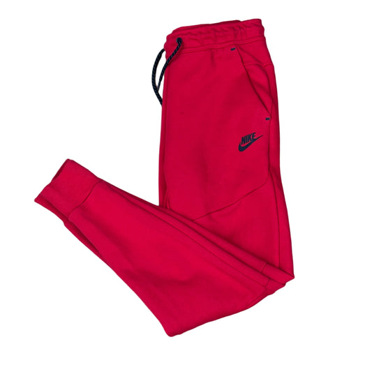Used Tech Fleece Trackies Red