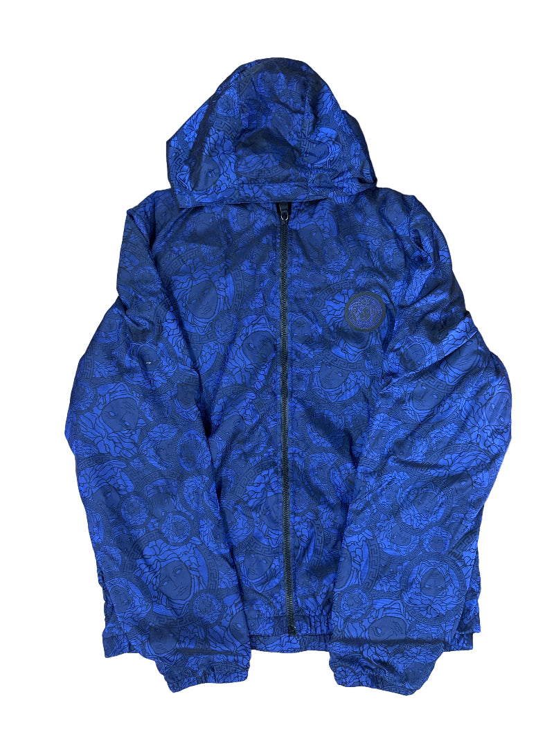 Used Indigo Blue Full Zip Windbreaker 56