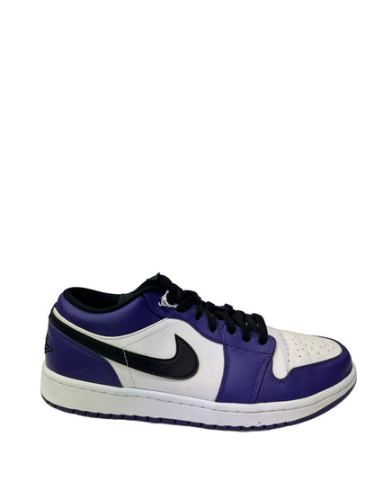 Used Jordan 1 Low Court Purple US Men's 10 - Women's 11.5