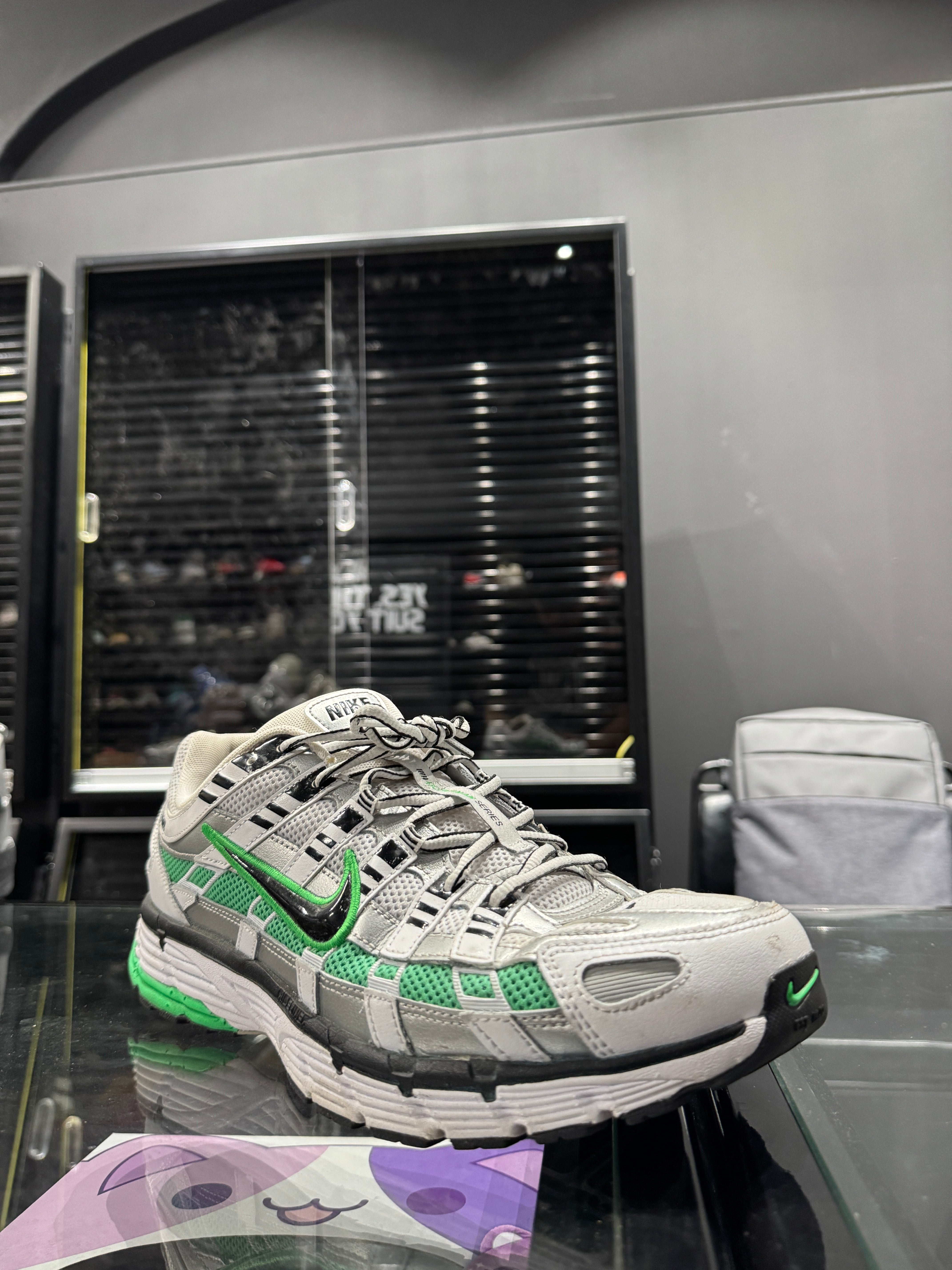 Used Nike P-6000 White Spring Green
