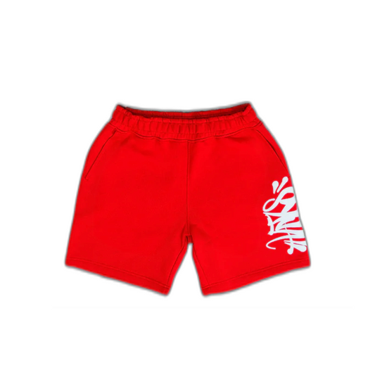 SYNA Red White Shorts