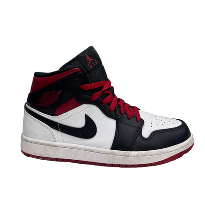 Used Jordan 1 Mid Black Toe US Men's 8 - Women's 9.5
