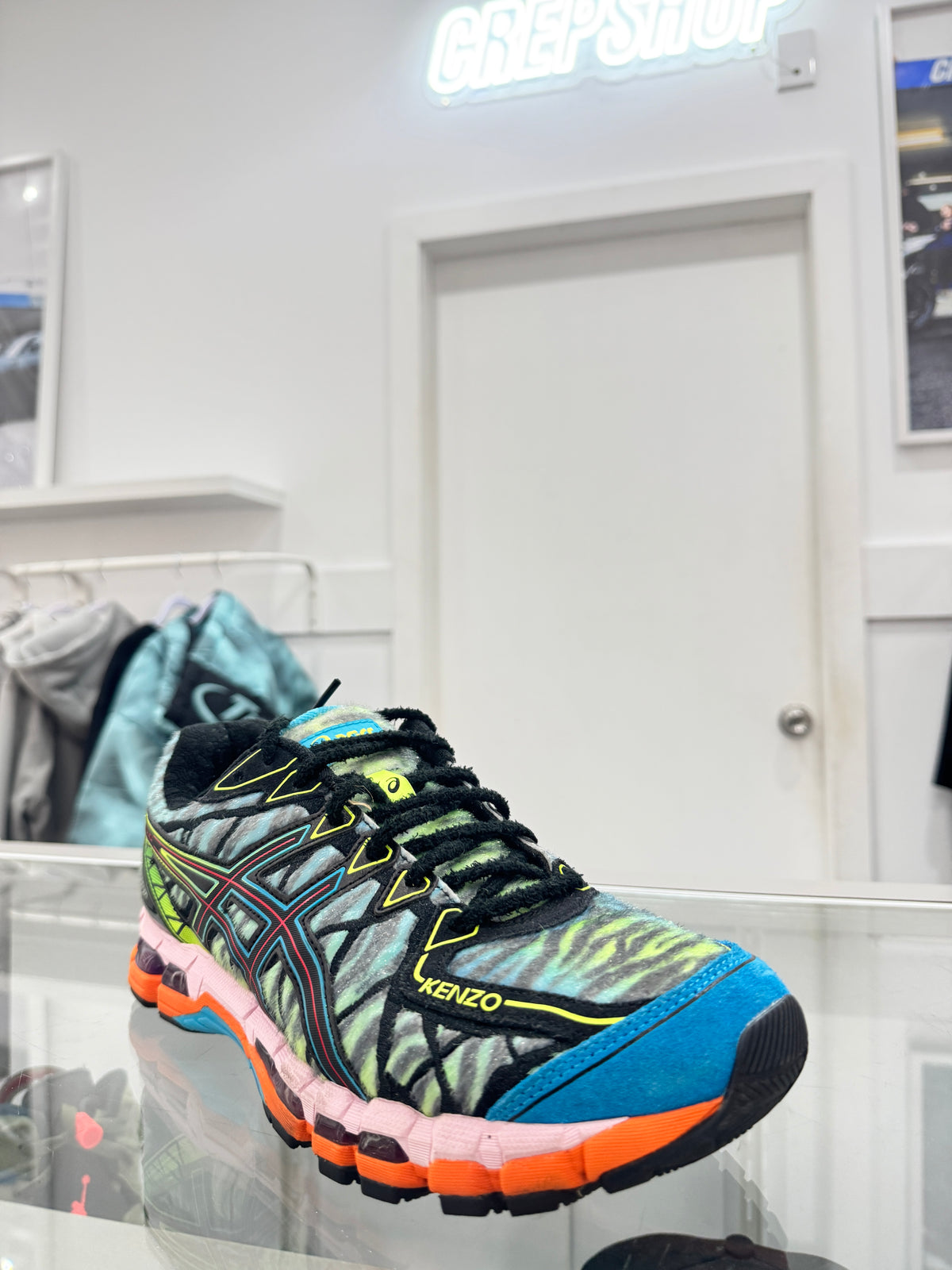 Used KENZO x ASICS GEL-Kayano 20 Digital Aqua