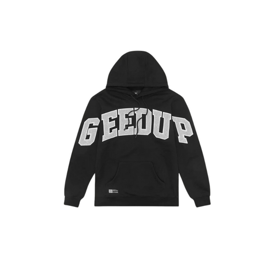 Team Logo Hoodie Black Grey