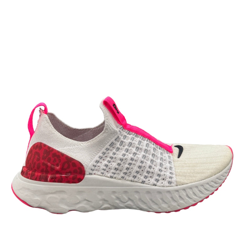 Used Phantom Run Flyknit Platinum Tint Chile Red Women's US Mens 9 - Womens 10.5