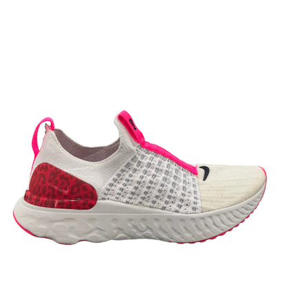 Used Phantom Run Flyknit Platinum Tint Chile Red Women's US Mens 9 - Womens 10.5