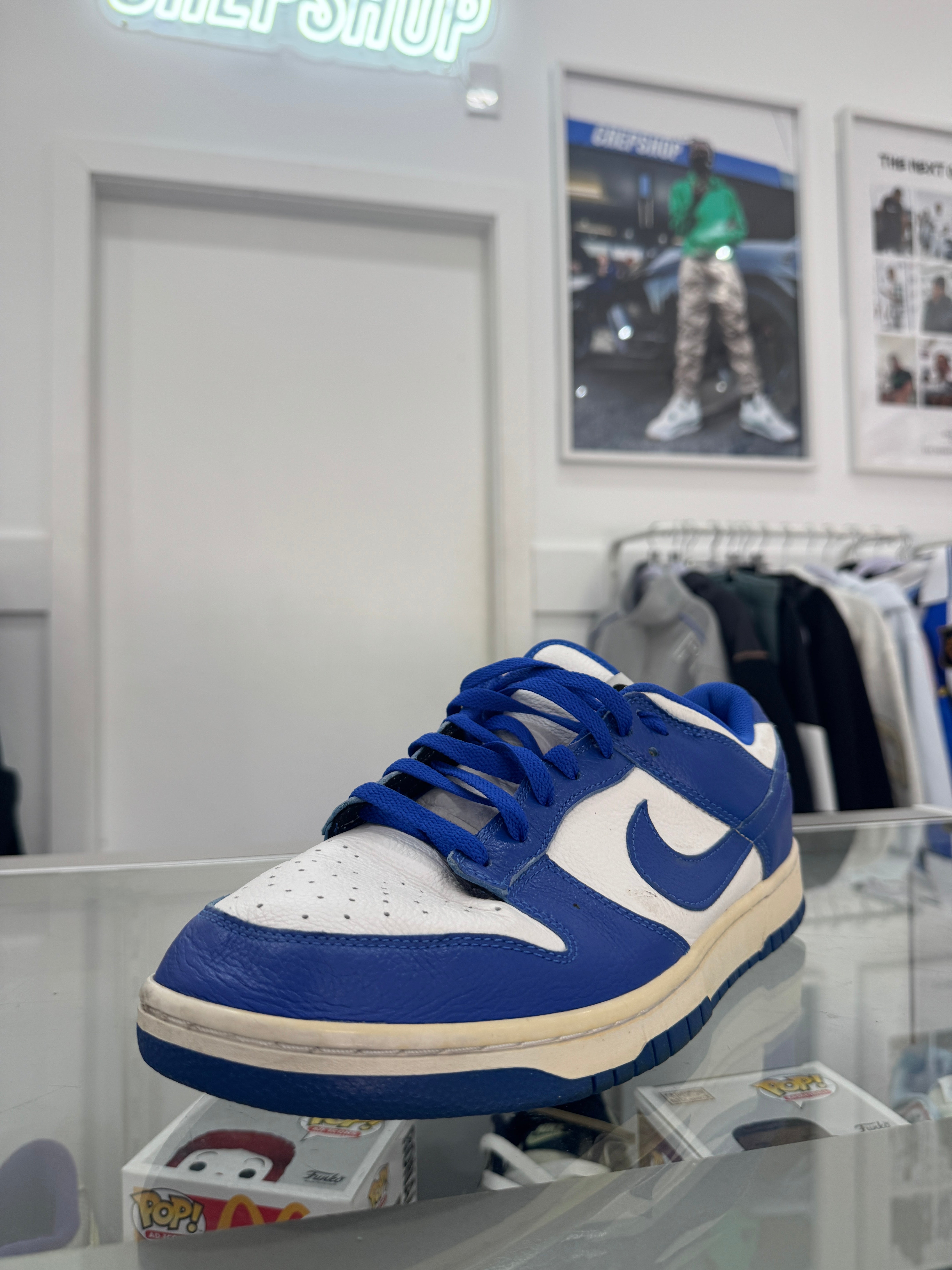 Used Nike Dunk Low Customs 'Blue/White'
