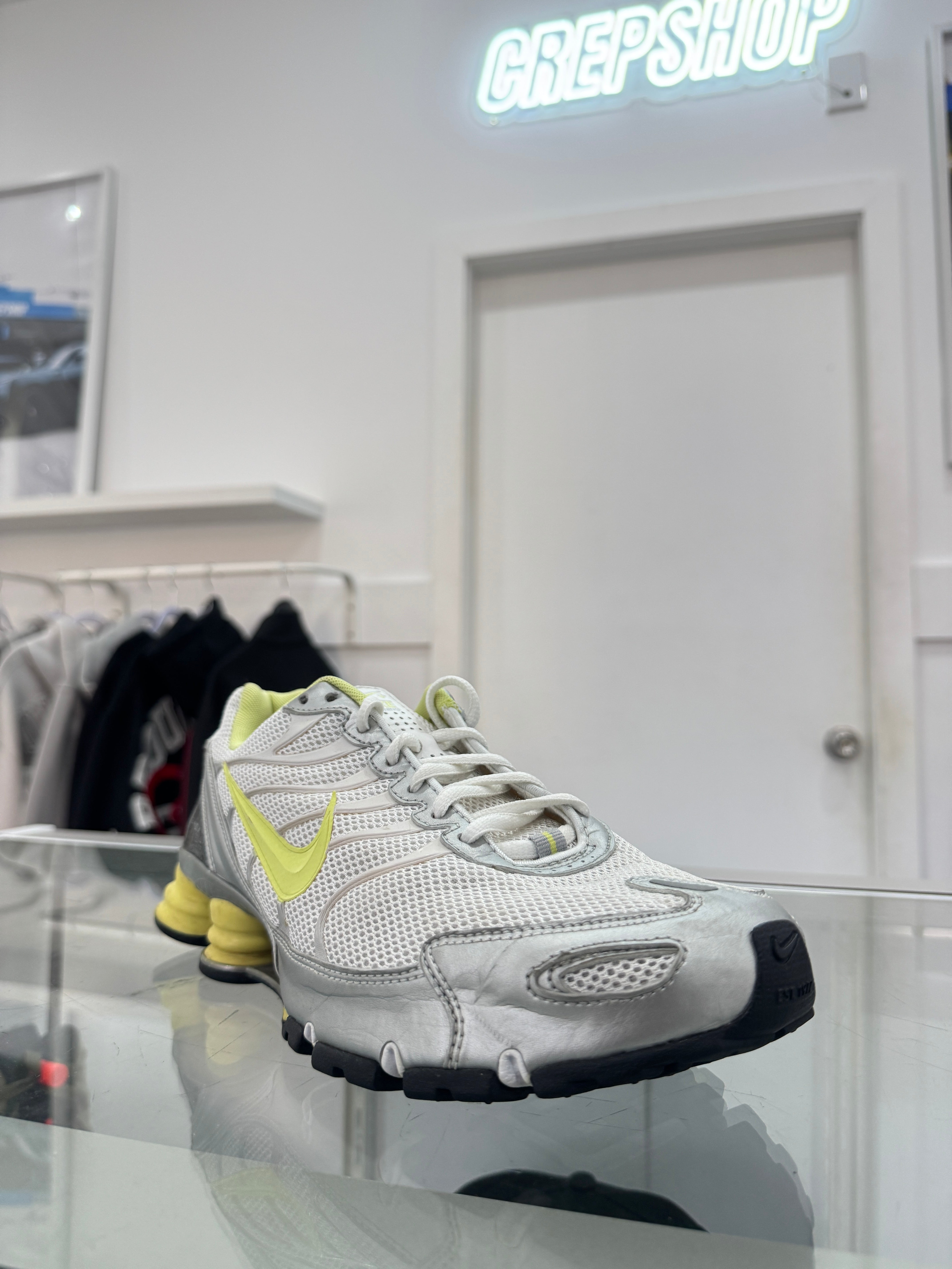Used Nike Shox Turbo+ 6 Silver Volt