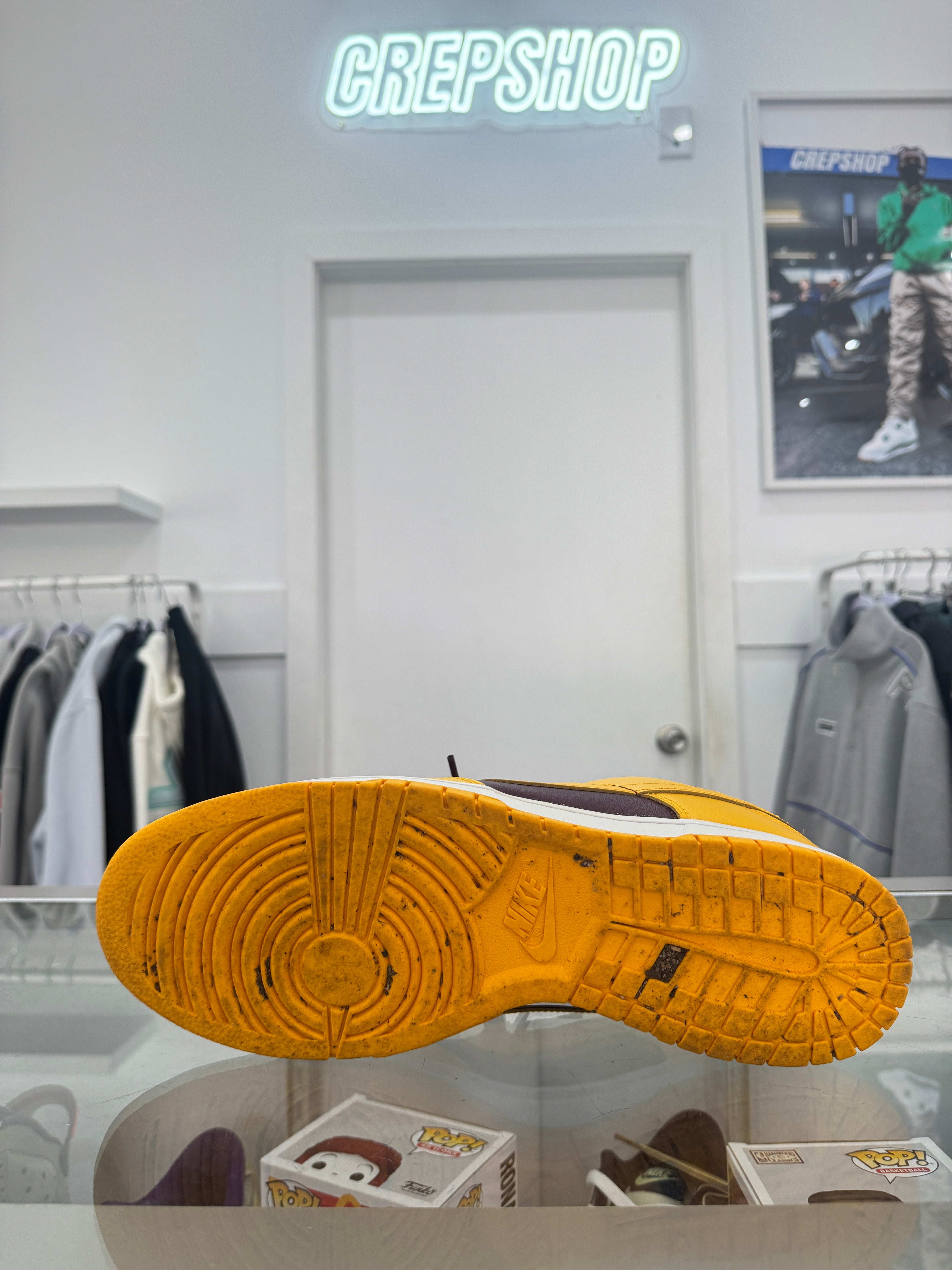 Used Nike Dunk Low 'Yellow/Maroon'