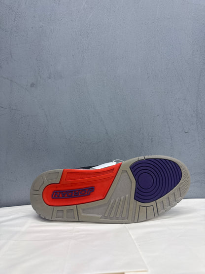 Used Jordan 3 Retro Black Court Purple US Men's 11 - Women's 12.5