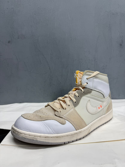 Used Air Jordan 1 Mid SE Inside Out US Men's 12 - Women's 13.5