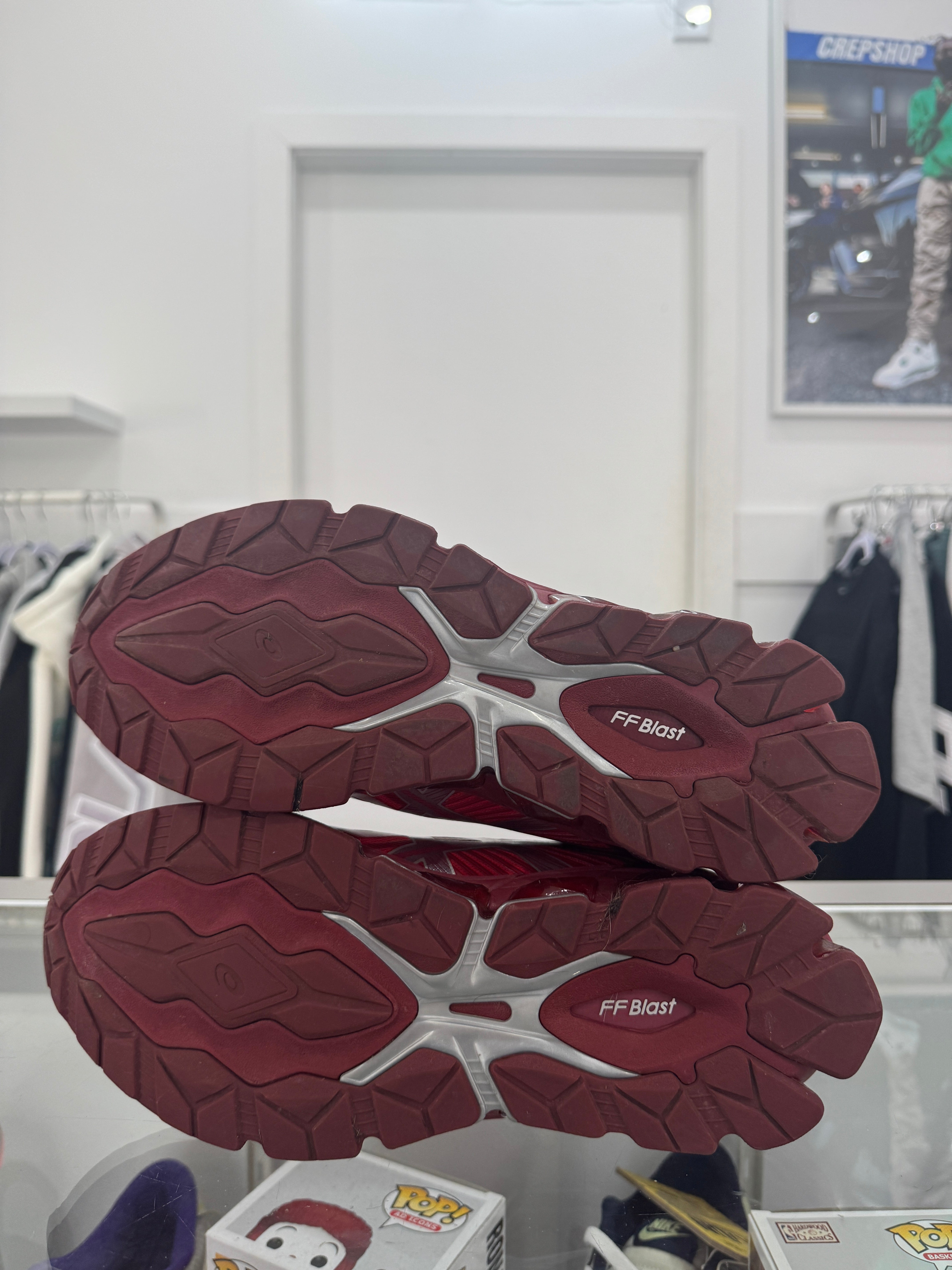 Used ASICS Gel Quantum 360 Red Silver