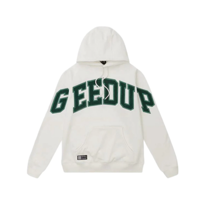 GeedUp 'Team Logo' Hoodie 'White/Green'