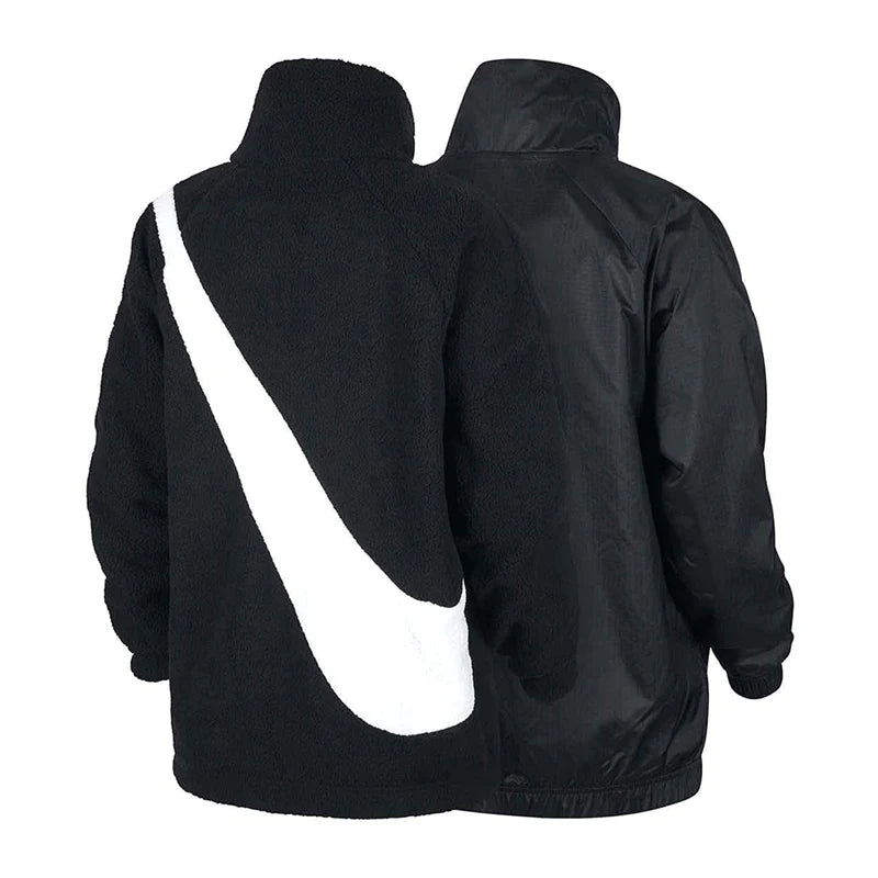 Nike Women's Swoosh Jacket  'Black Sail' (Reversible)