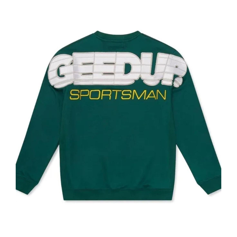 GEEDUP Sportsman Forest Green Crewneck