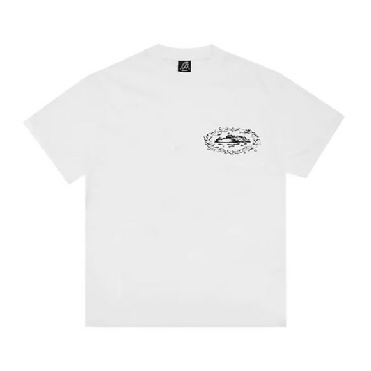 Corteiz Firey Alcatraz T-shirt 'White'