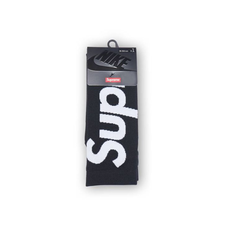 Supreme / Nike Lightweight Crew Socks "Black"