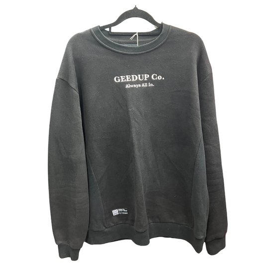 Pre-Owned Geedup Crewneck Always All In 'Black'