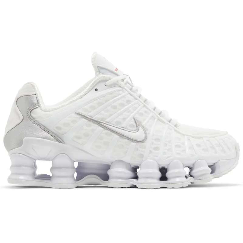 Wmns Nike Shox TL 'White Silver'