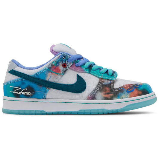 Nike Futura Laboratories x Dunk Low SB 'Bleached Aqua'
