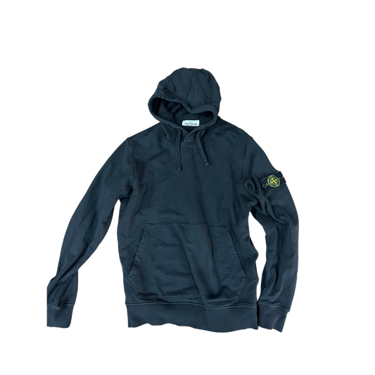 Used Stone Island Black Hoodie l