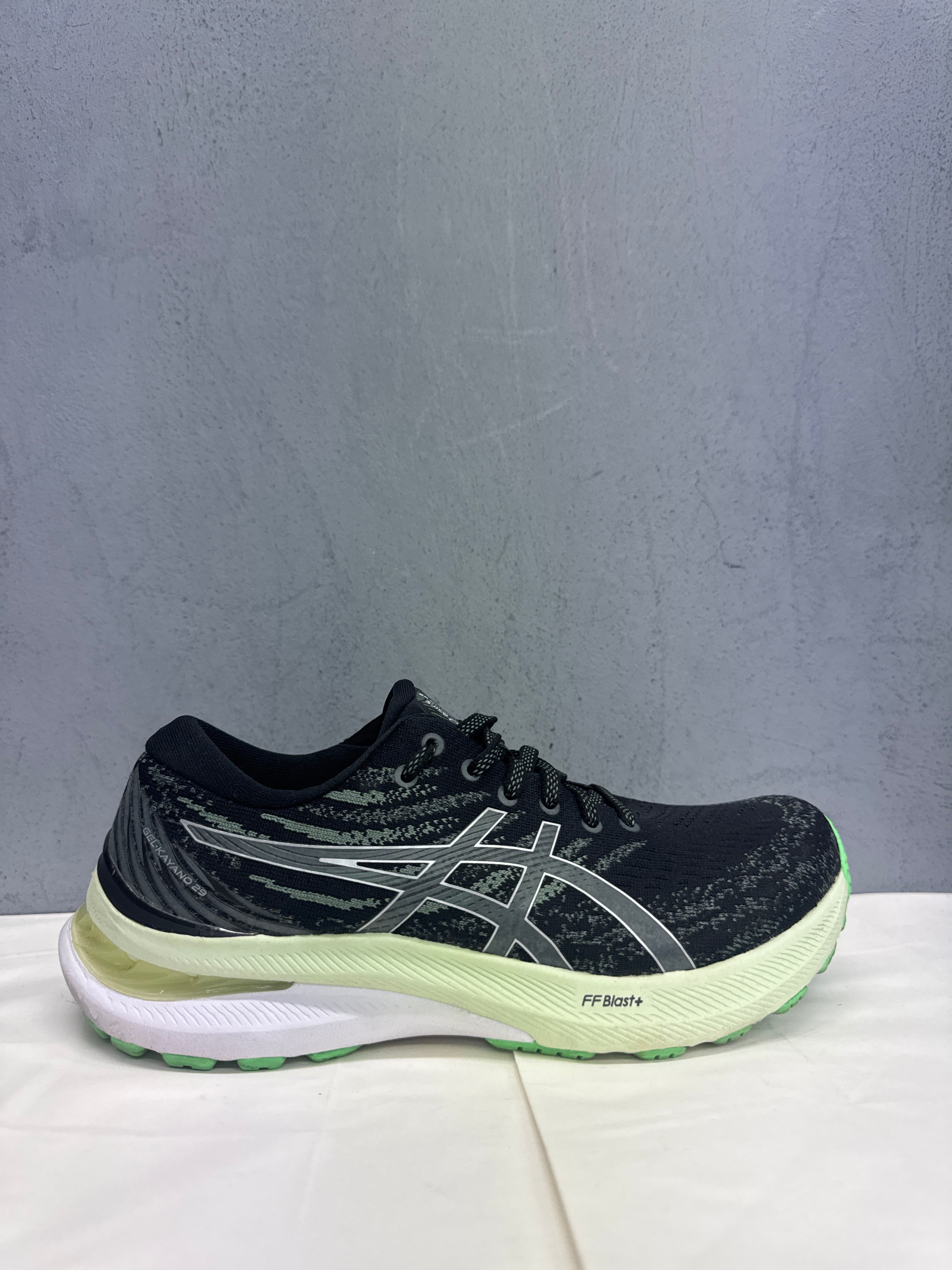Used GEL-Kayano 29 Black Green Women's