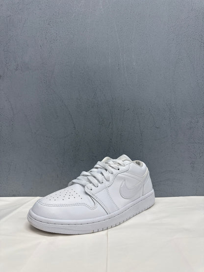 Used Air Jordan 1 Low Triple White Women's US Women's 8 - Men's 6.5