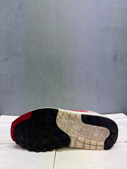 Used Air Max 1 OG Anniversary Red 2017 US Men's 6 - Women's 7.5