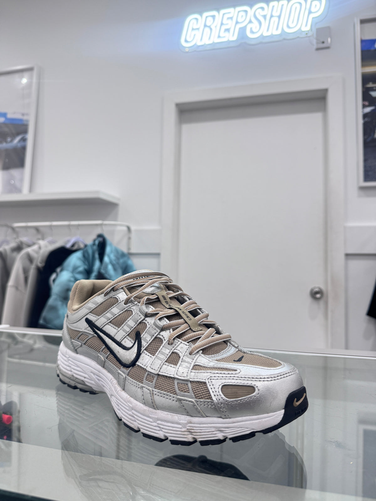 Used Nike P-6000 Brown Silver
