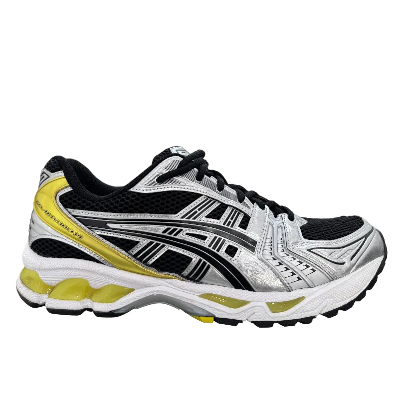 Used Mens ASICS Gel Kayano 14 Black Lemon Spark
