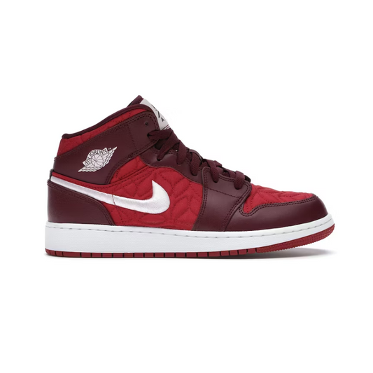 Jordan 1 Mid SE Red Quilt (GS)