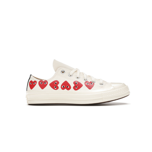 Converse x Comme Des Garcons (CDG) 'White w/ Red Heart'
